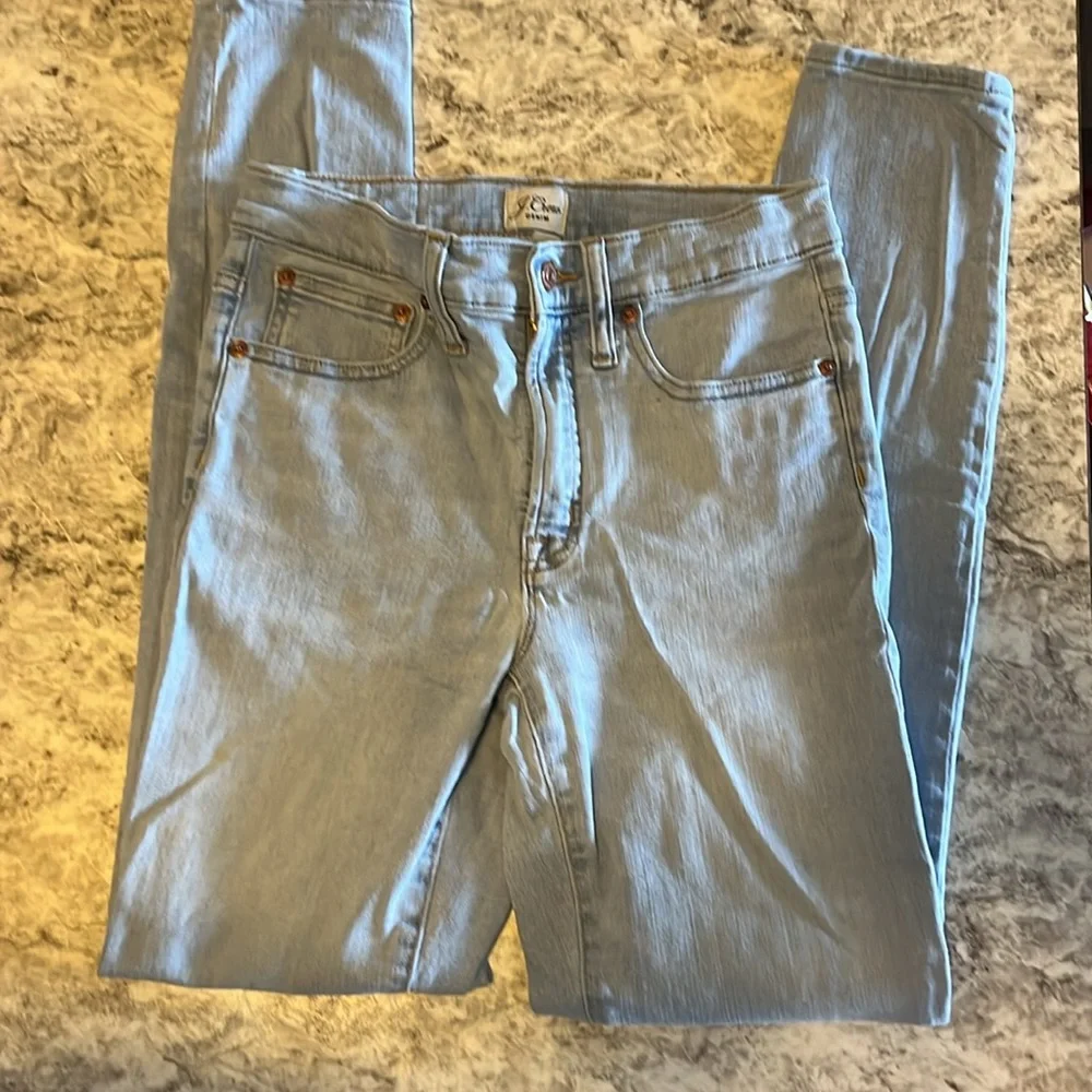 J. Crew Lightwash Skinny Jeans